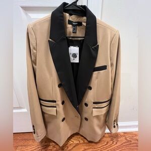 forever21 blazer in brown size M